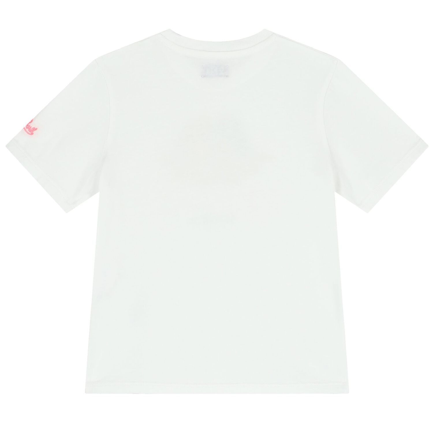 Girls White Fiorucci T-Shirt, 1, hi-res