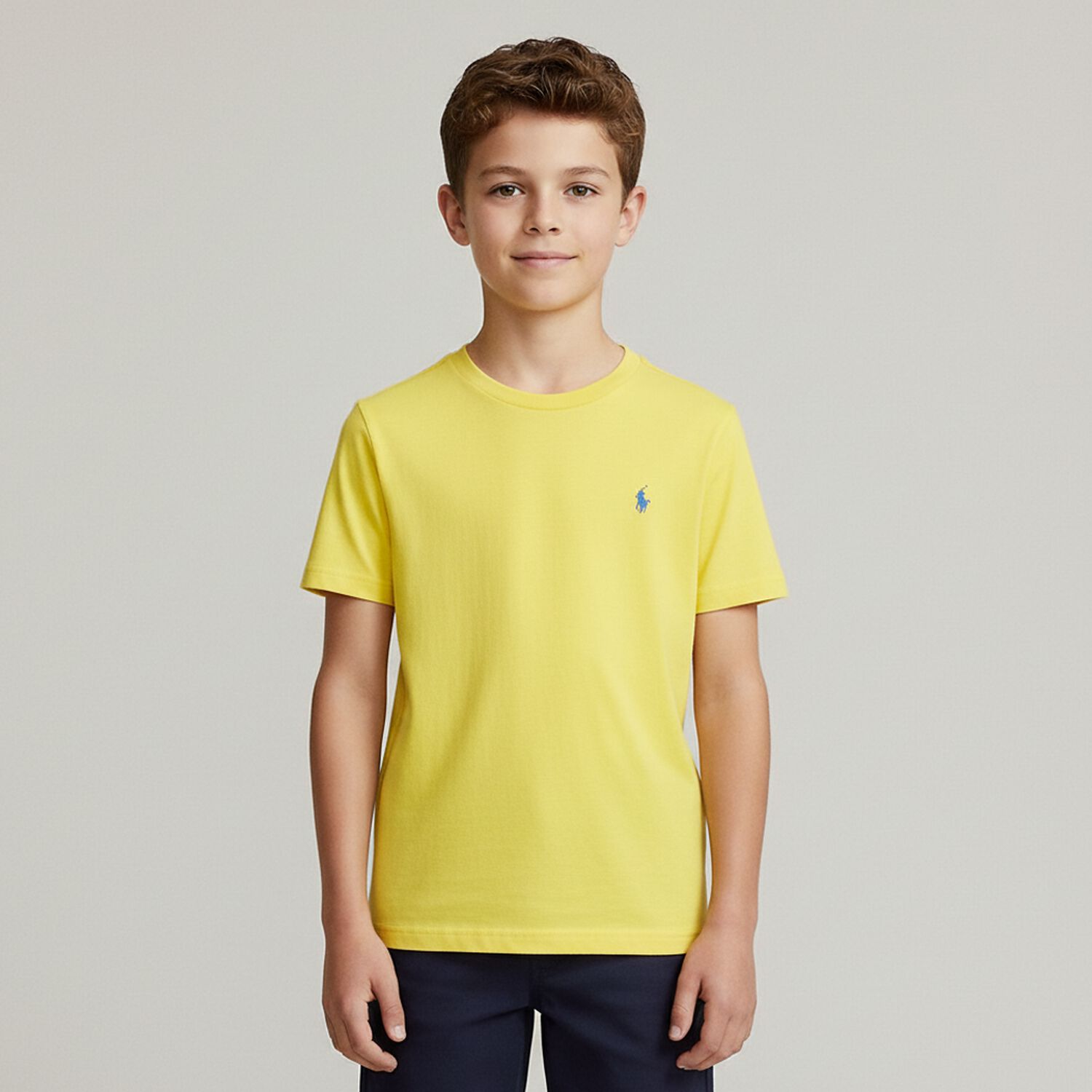 Boys Yellow Logo T-Shirt, 2, hi-res image number null