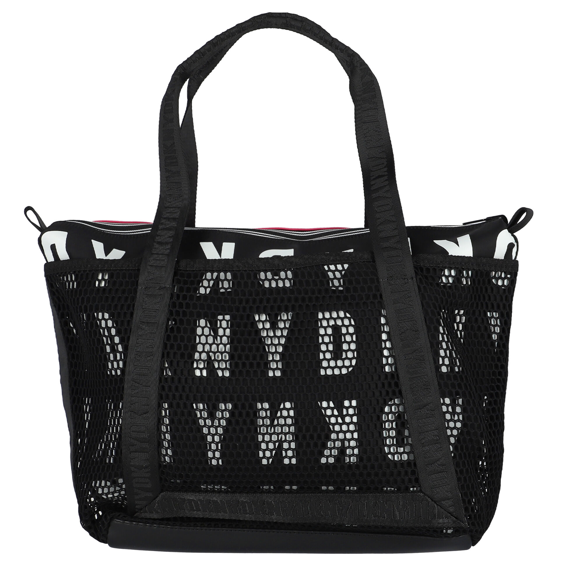 DKNY Girls Black Pink Logo Tote Bag Junior Couture Oman