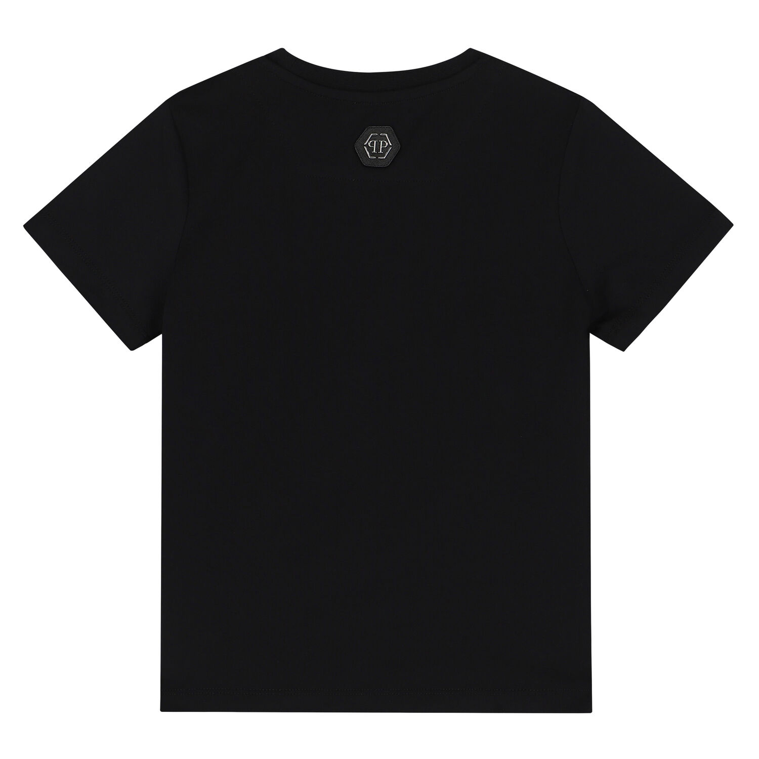 Boys Black Skull Logo T-Shirt, 2, hi-res
