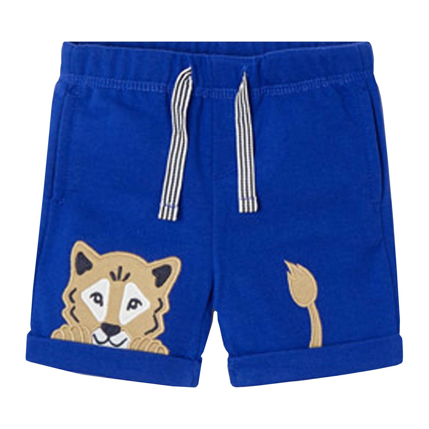 Younger Boys Blue Shorts, 2, hi-res