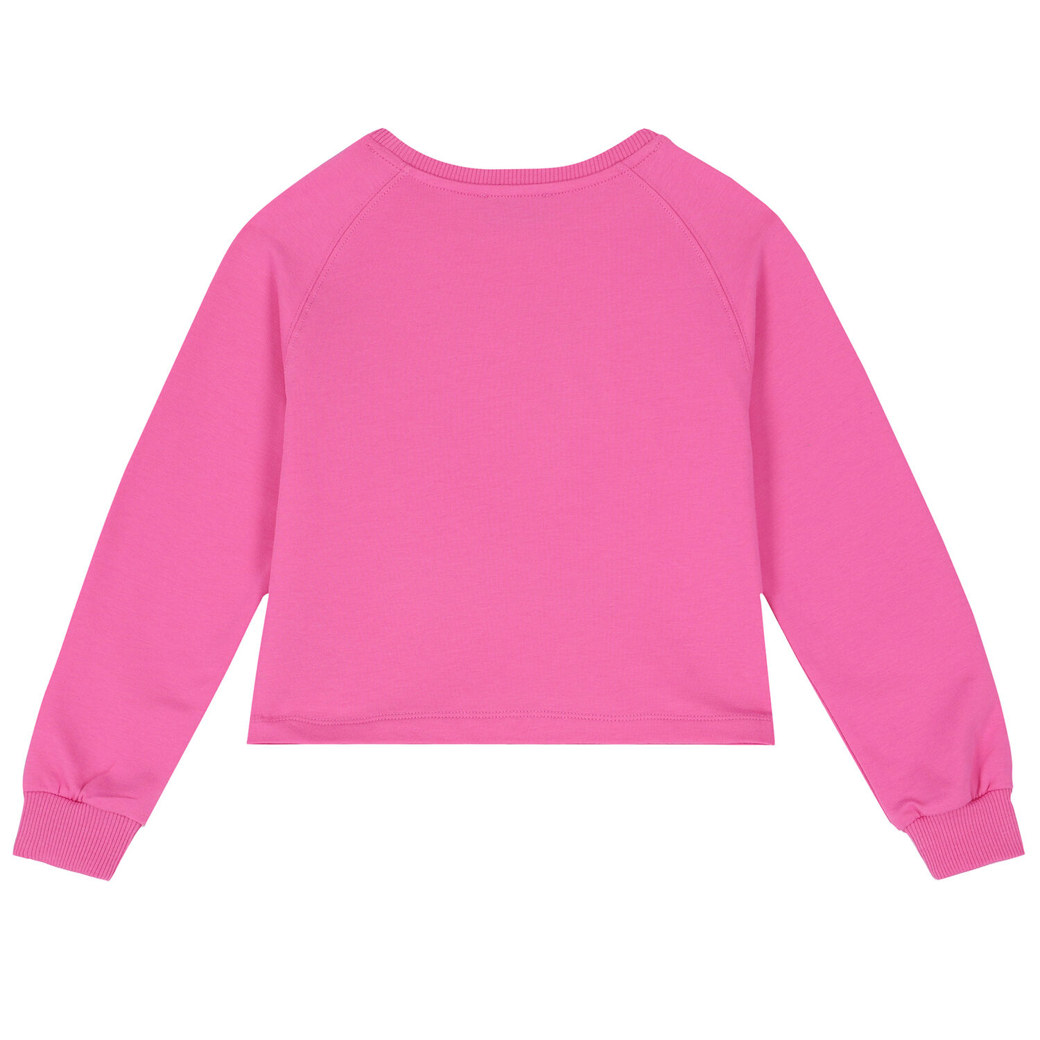Girls Pink Teddy Logo Sweatshirt, 1, hi-res image number null