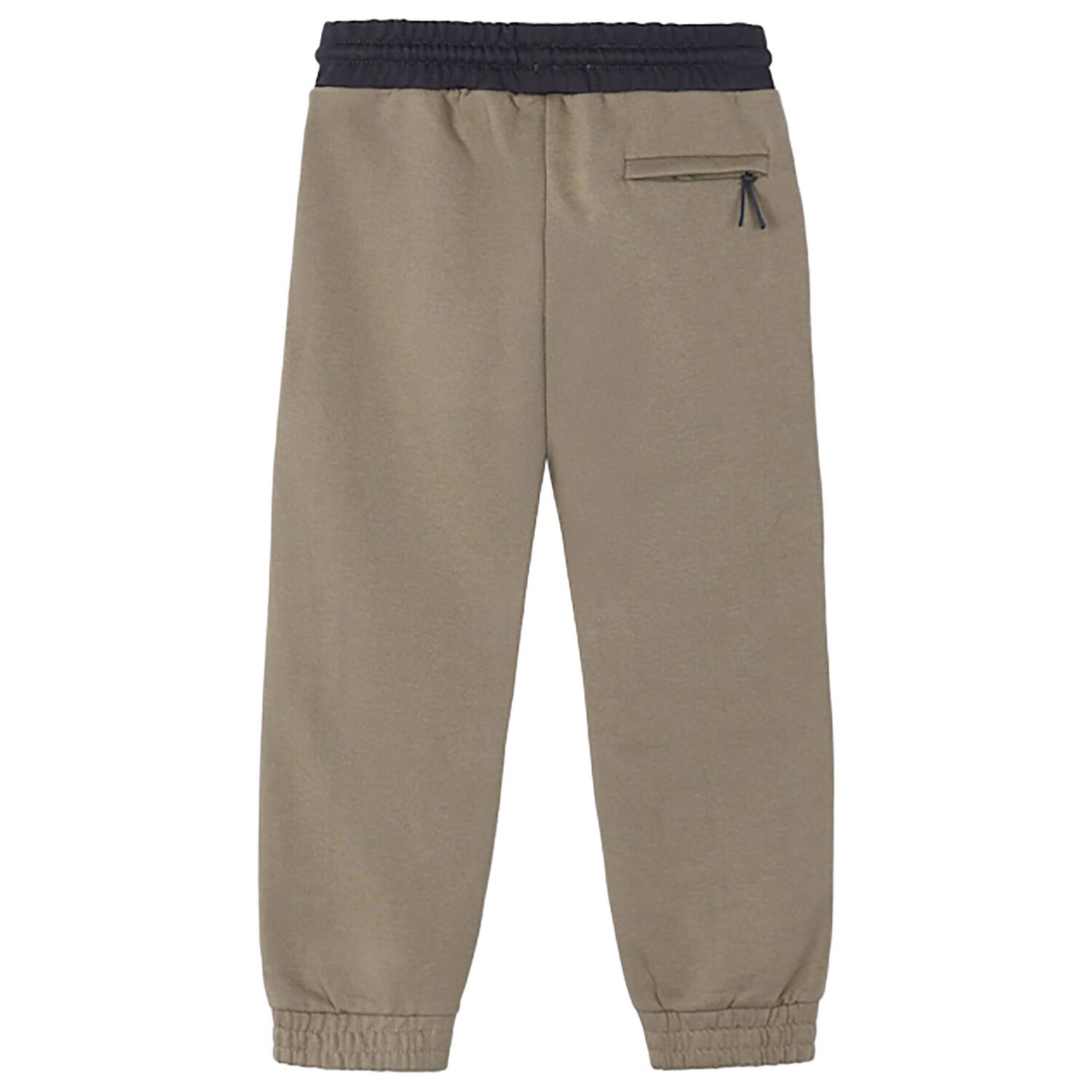 Boys Beige & Navy Blue Joggers, 1, hi-res image number null