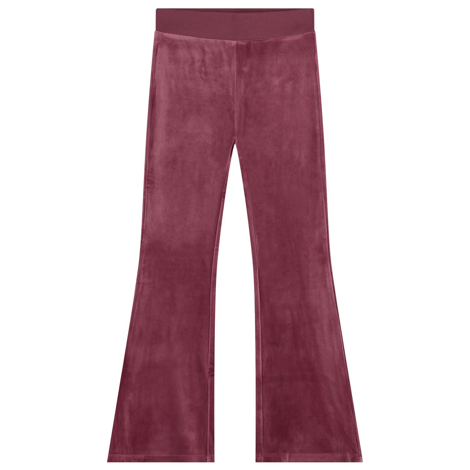 Girls Pink Logo Velvet Joggers, 1, hi-res image number null