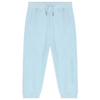 Boys Blue Logo Joggers