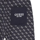 Boys Navy Blue Logo Joggers, 1, hi-res