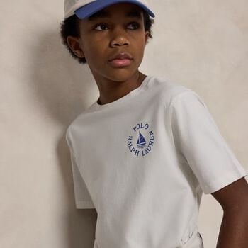 Boys White Logo T-Shirt