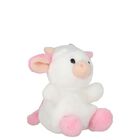 Girls White & Pink Palm Pals Belle Strawberry Cow Soft Toy ( 13CM ), 1, hi-res