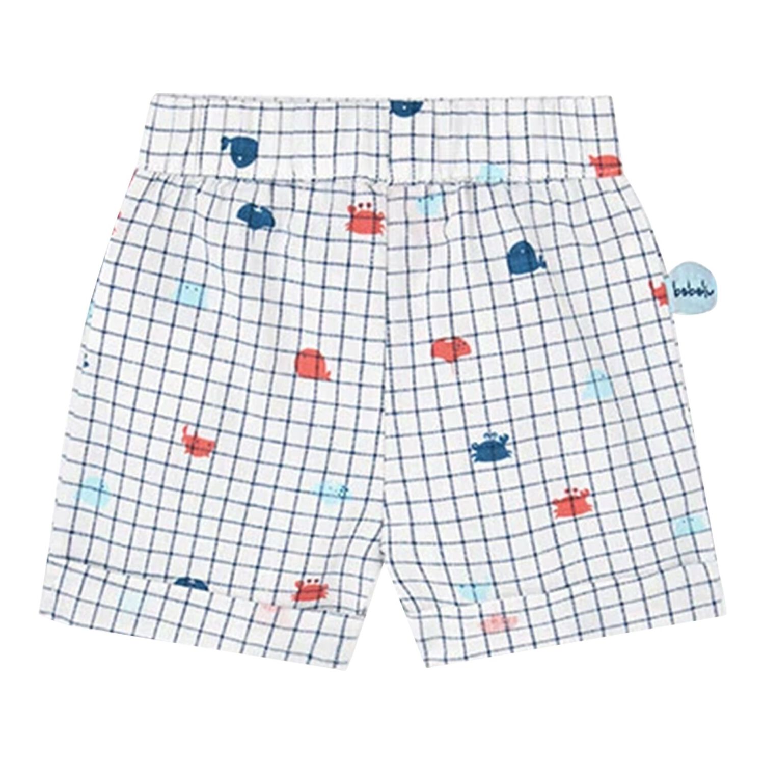 Younger Boys Blue & Ivory Shorts Set, 1, hi-res image number null