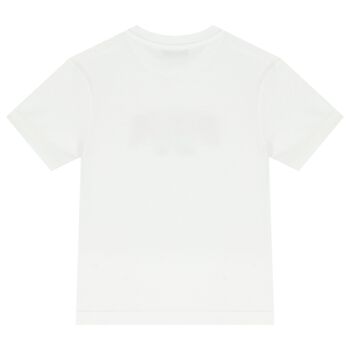 Boys White Logo T-Shirt