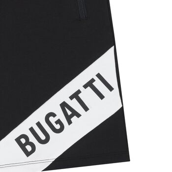 Younger Boys Black Logo Shorts