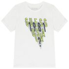 Boys White Logo T-Shirt, 2, hi-res