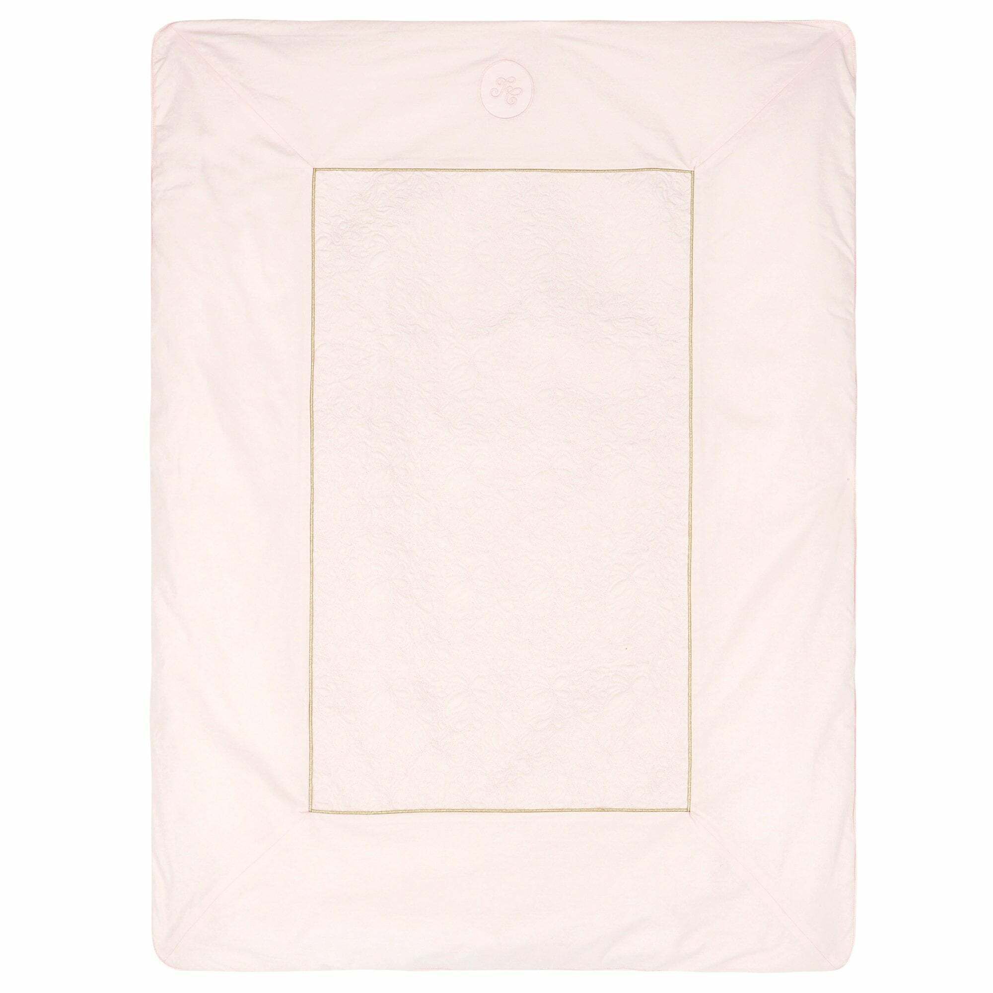 Pink and gold shop baby blanket