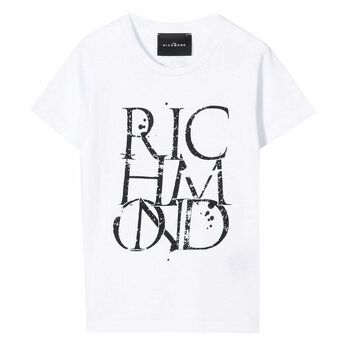 Boys White Logo T-Shirt