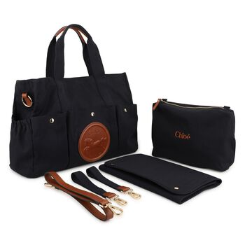 Navy Blue Horse Medal Baby Changing Bag ( 41cm )