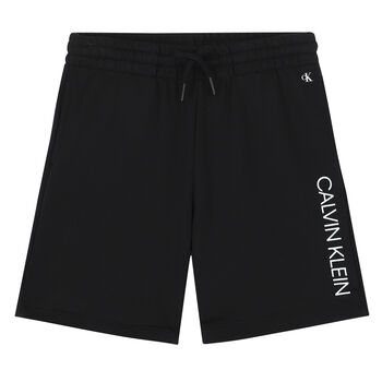 Black Logo Shorts