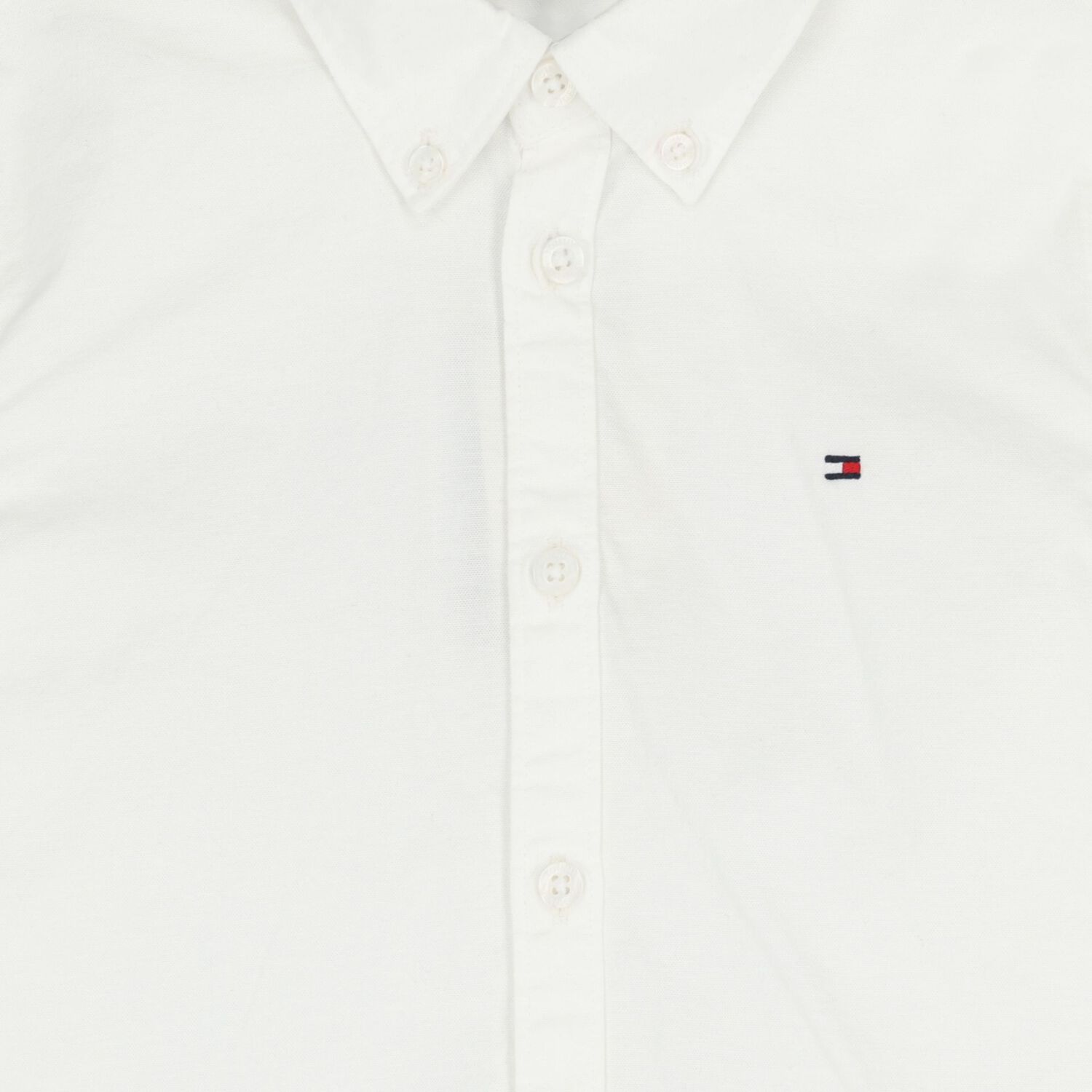 Boys White Logo Shirt, 1, hi-res