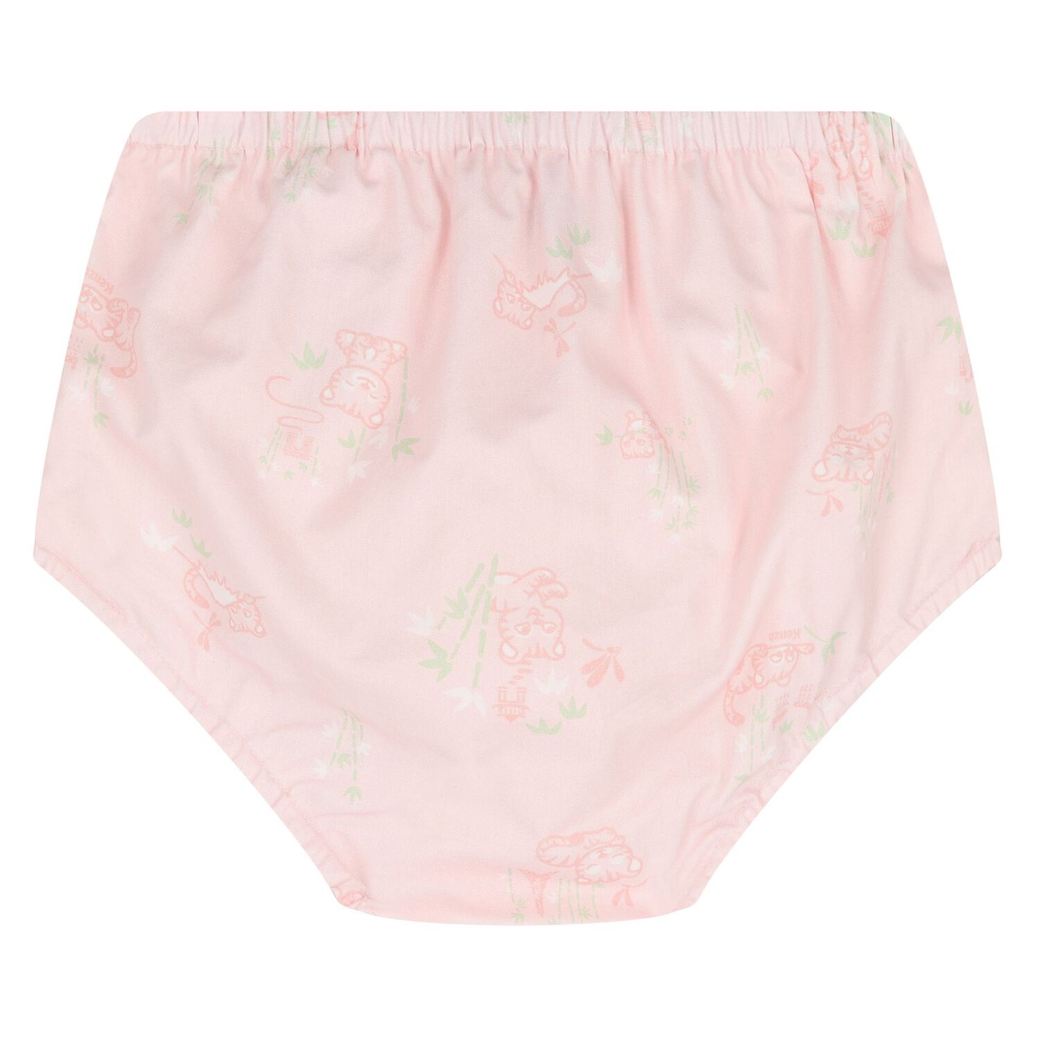 Younger Girls Pink Tiger Dress Set, 1, hi-res