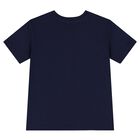 Boys Navy Blue & Grey Crocodile Shorts Set, 2, hi-res