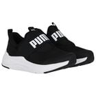 حذاء رياضي أسود ناعم سلكي من سليب تيك 2, 1, hi-res