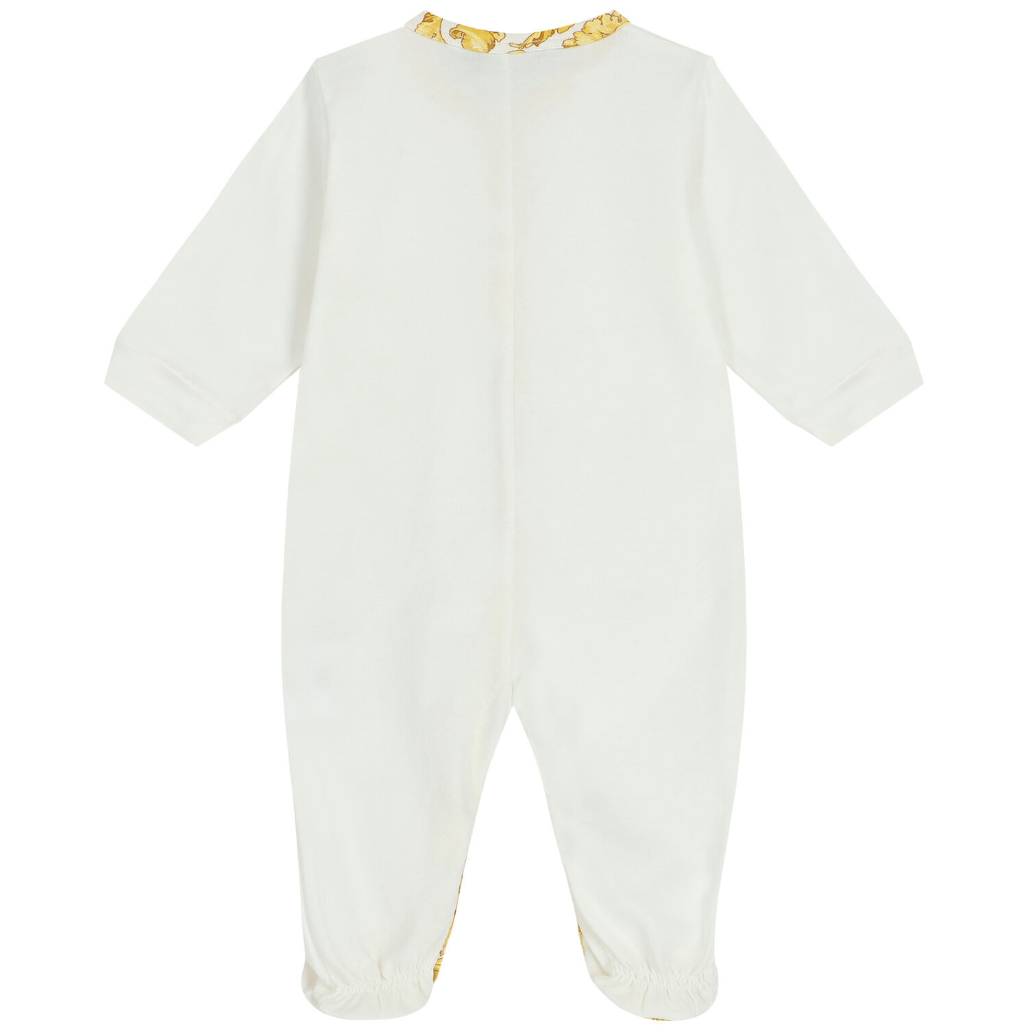 Ivory & Gold Logo Babygrow, 1, hi-res image number null