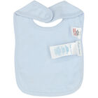 مريلة بالشعار باللون الأزرق للأولاد, 1, hi-res