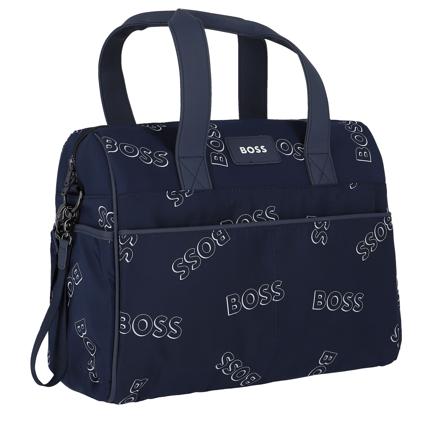 Navy Logo Baby Changing Bag, 1, hi-res