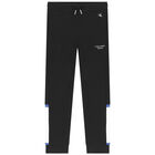 Boys Black Logo Tracksuit, 1, hi-res