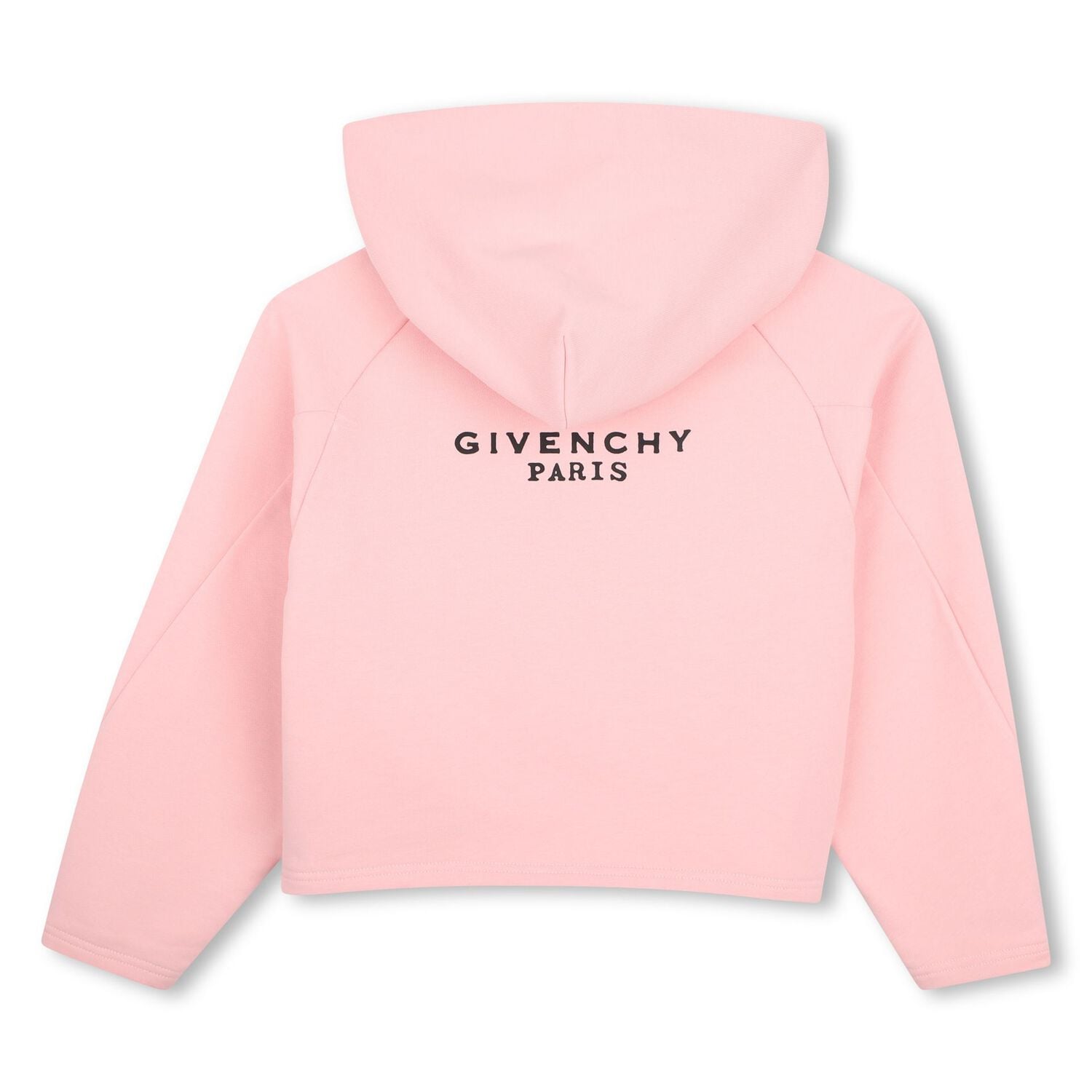 Girls Pink Logo Hooded Zip Up Top, 2, hi-res