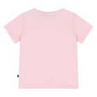 Younger Girls Pink Necklace Logo T-Shirt, 1, hi-res