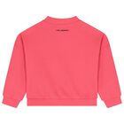 Girls Pink Logo Ikonik Logo Sweatshirt, 1, hi-res