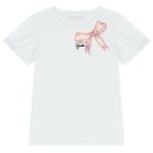 طقم تنورة بنات بالزهور باللون الأبيض والوردى, 1, hi-res