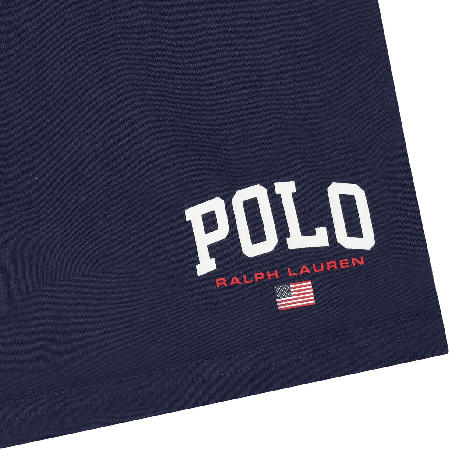 شورت أولاد بالشعار باللون الكحلي, 2, hi-res