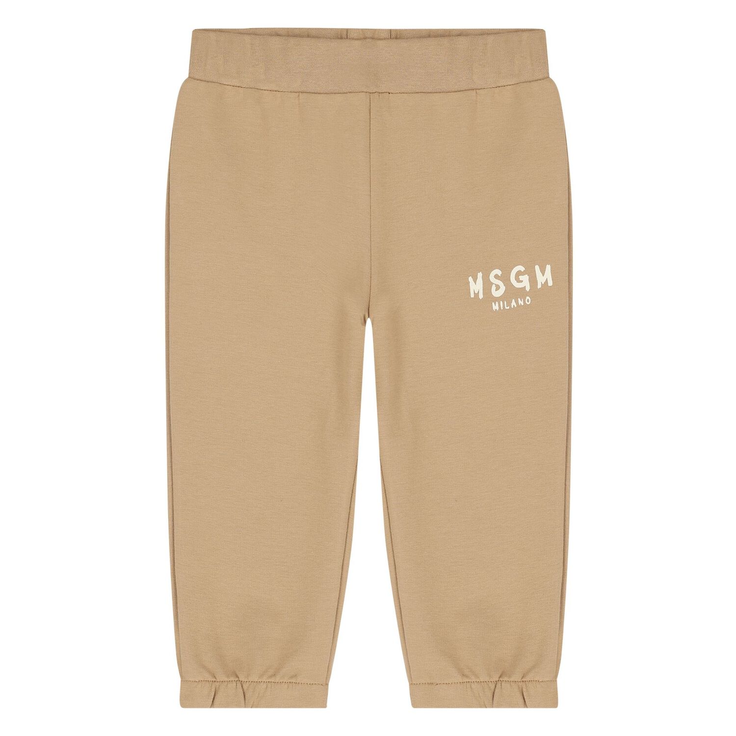 Younger Beige Logo Tracksuit, 1, hi-res