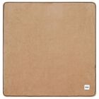 بطانيه مبطنه بالشعار باللون الابيض والبيج , 1, hi-res