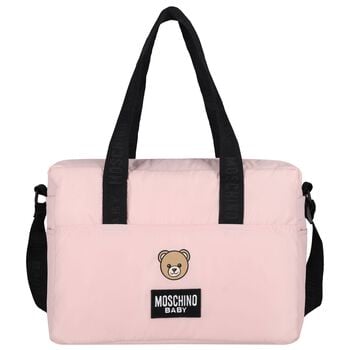 Pink Teddy Bear Baby Changing Bag
