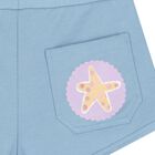 Girls Blue Logo Shorts, 1, hi-res