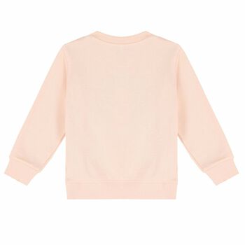 Younger Girls Pink Tiger Sweatshirt