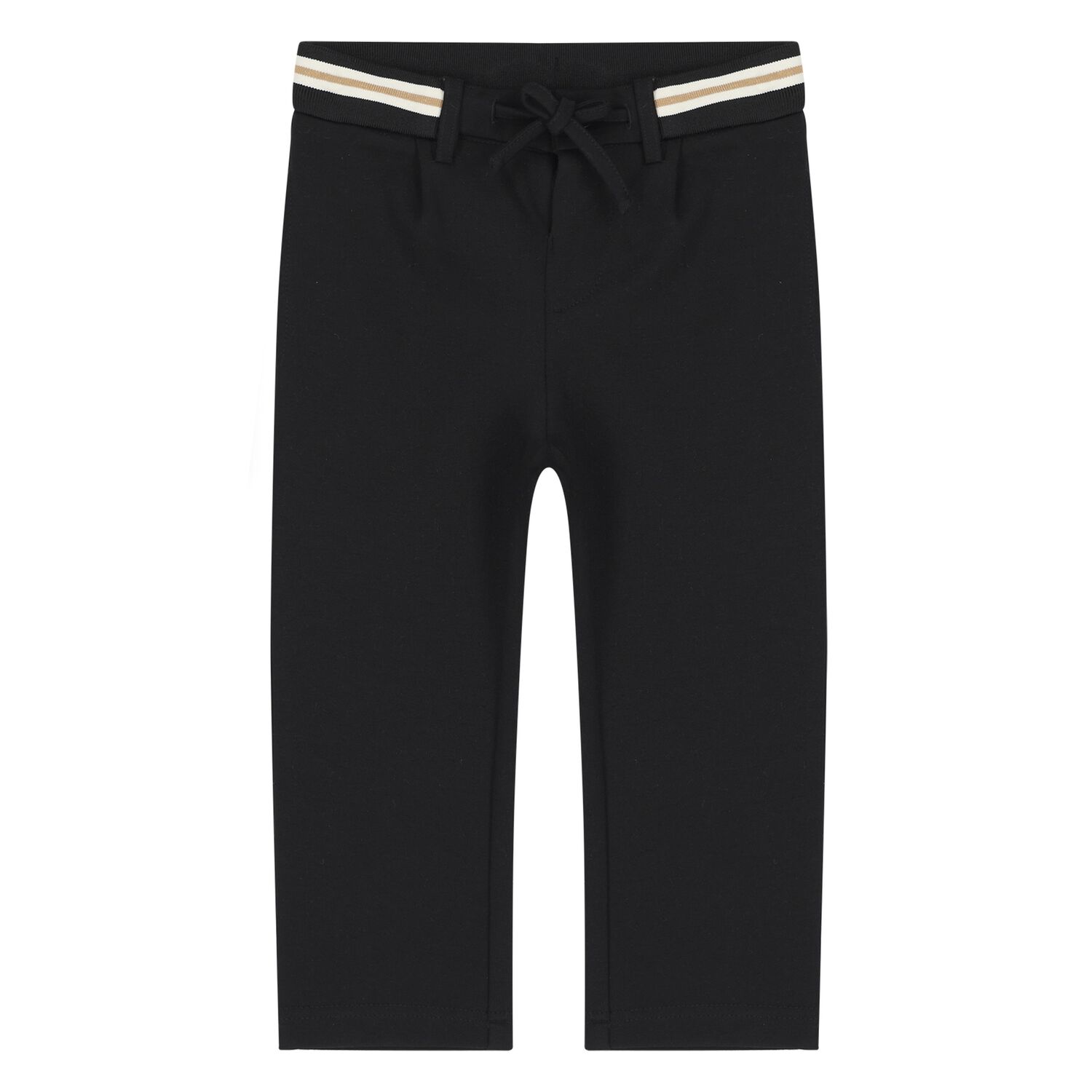 Younger Boys Black Trousers, 1, hi-res
