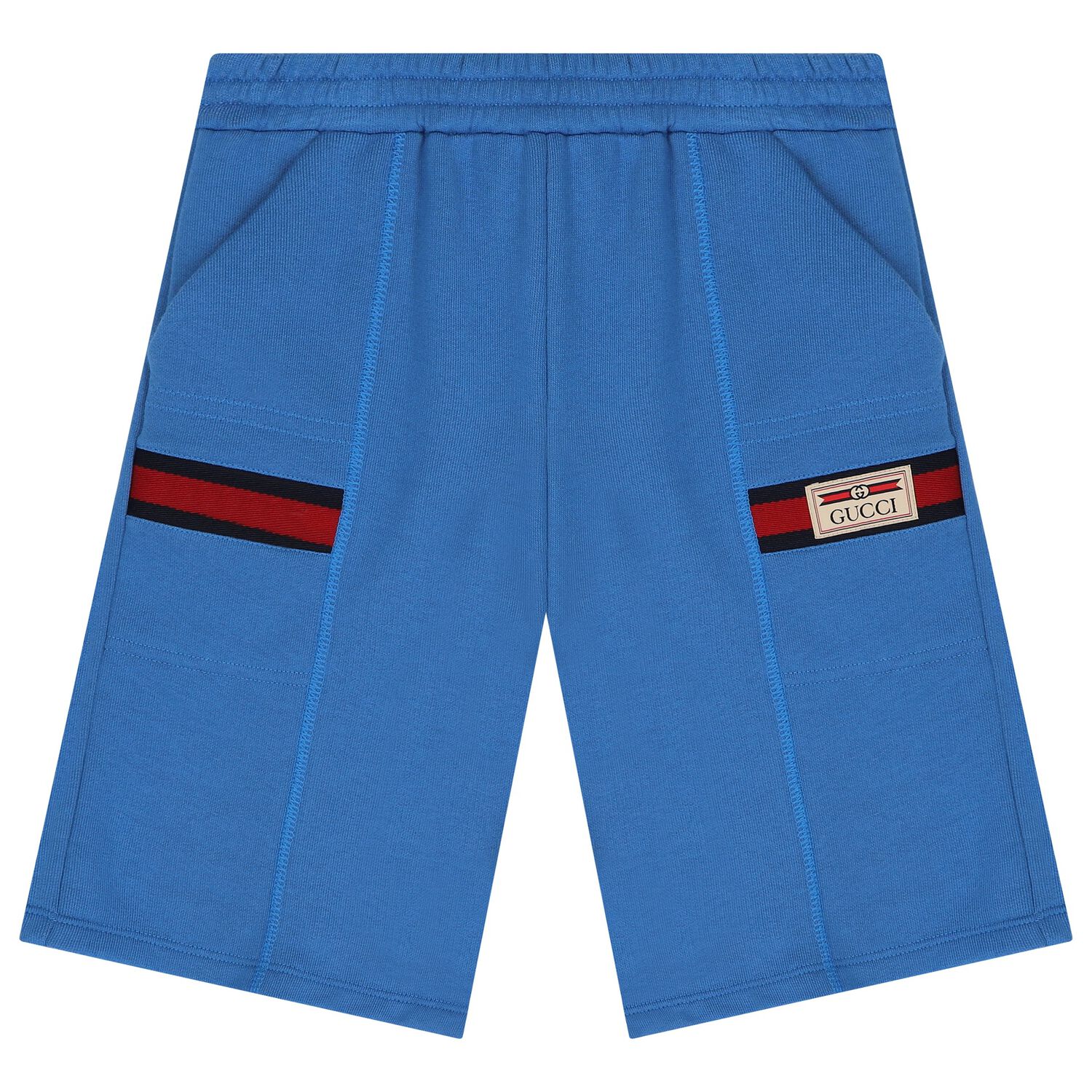 Boys Blue Logo Shorts, 1, hi-res image number null