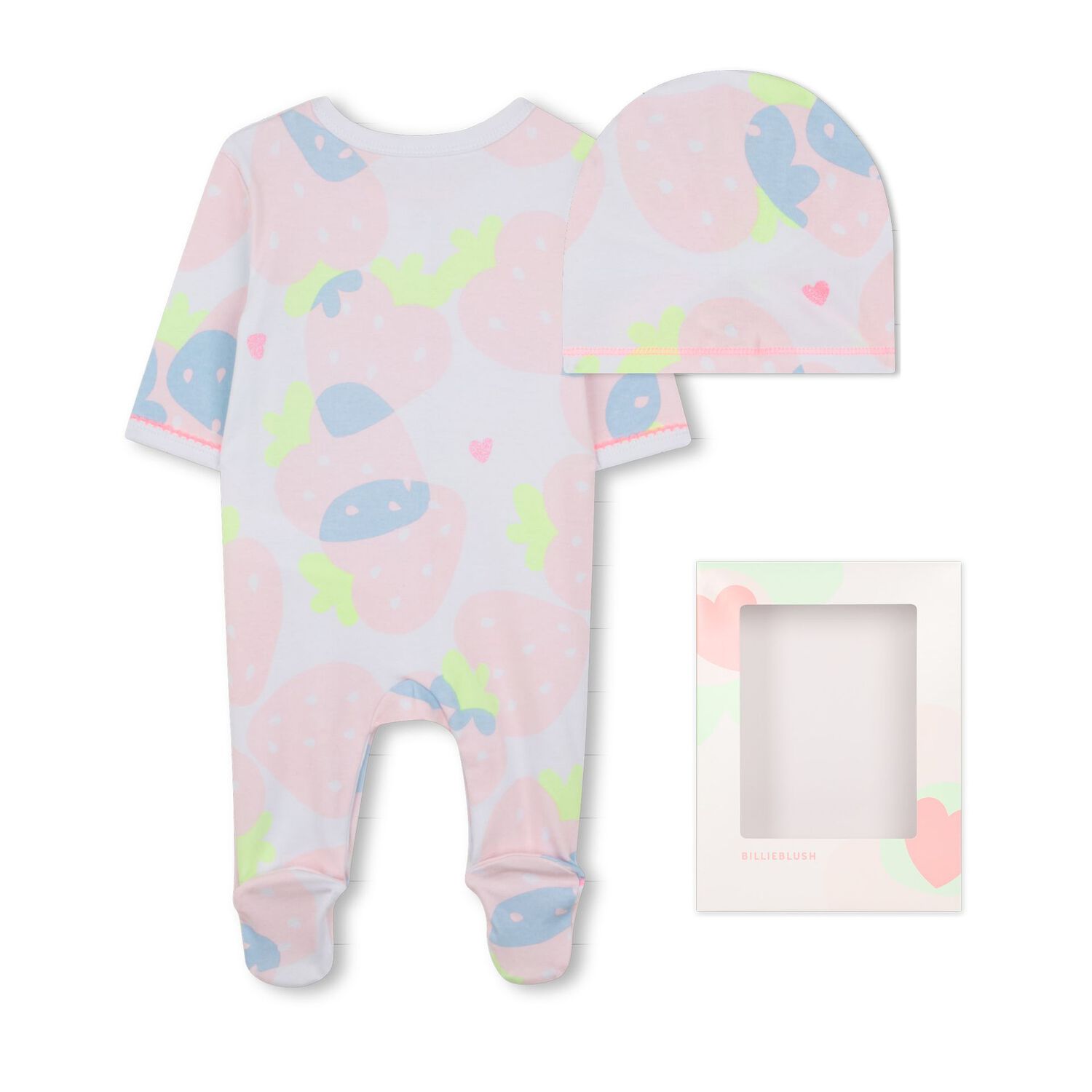 Baby Girls Pink Babygrow Gift Set, 1, hi-res