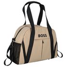 شنطة مواليد بالشعار باللون البيج, 1, hi-res