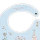 Blue & White Spring Bunny Baby Satin Bib, 1, hi-res