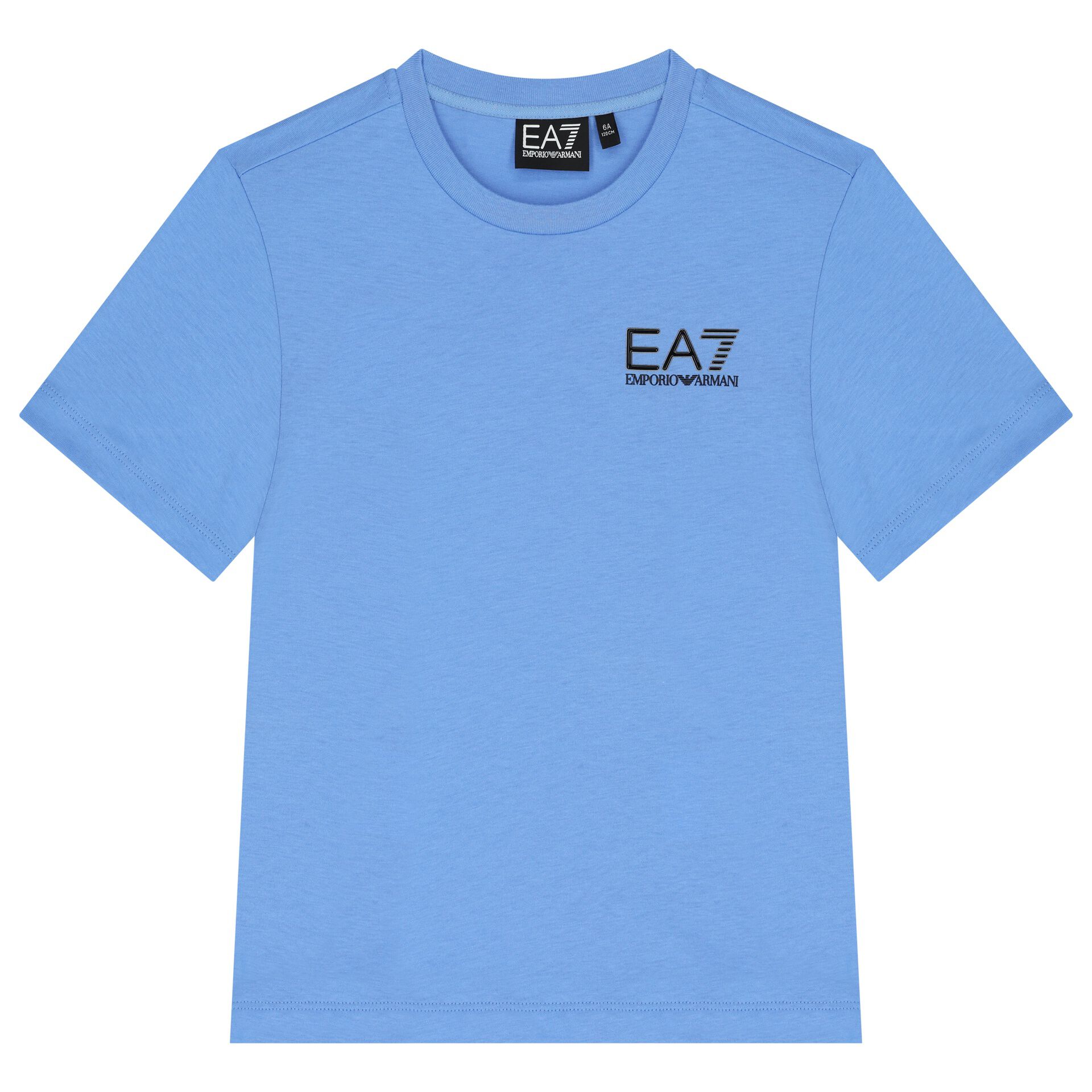 EA7 Emporio Armani Boys Blue Logo T Shirt Junior Couture Bahrain