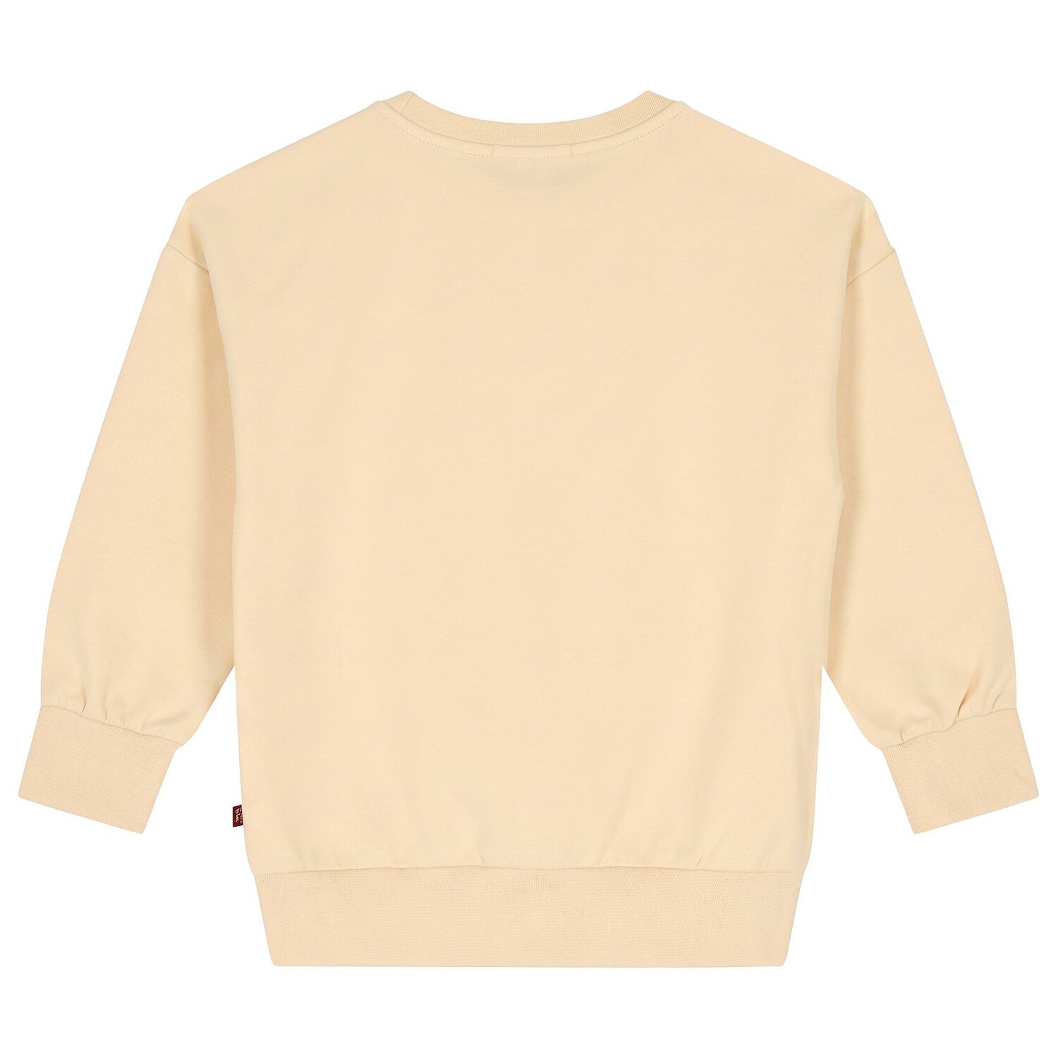 Girls Beige Faux Fur Teddy Bear Sweatshirt, 2, hi-res