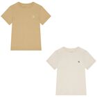 Boys Ivory & Beige Logo T-Shirt ( 2-Pack ), 13, hi-res