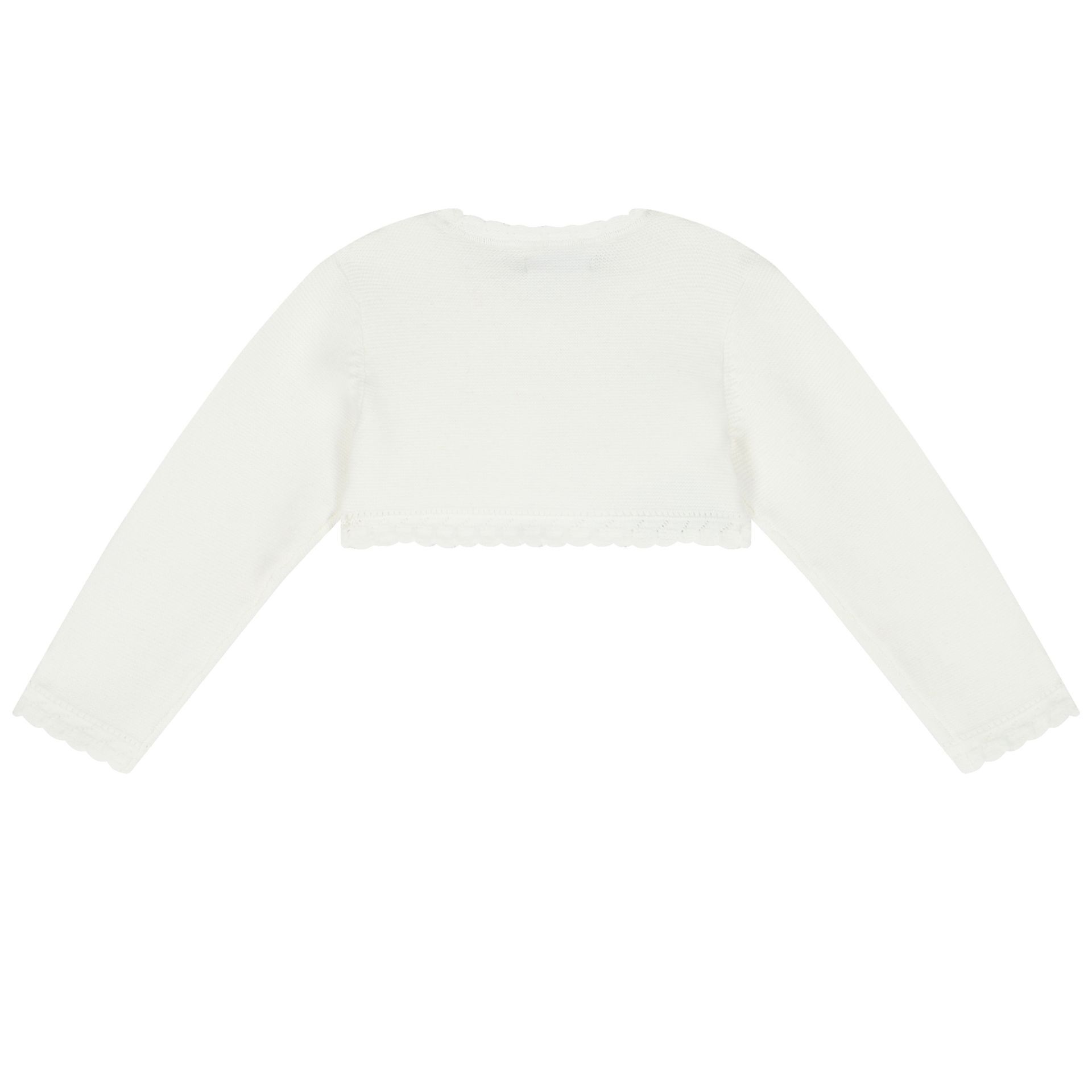 Mayoral Younger Girls Ivory Bolero Cardigan Junior Couture