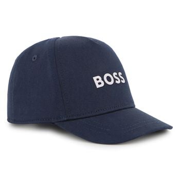 Boys Navy Blue Logo Cap