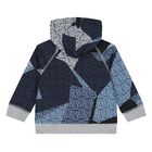 Younger Boys Grey & Blue Logo Tracksuit, 1, hi-res