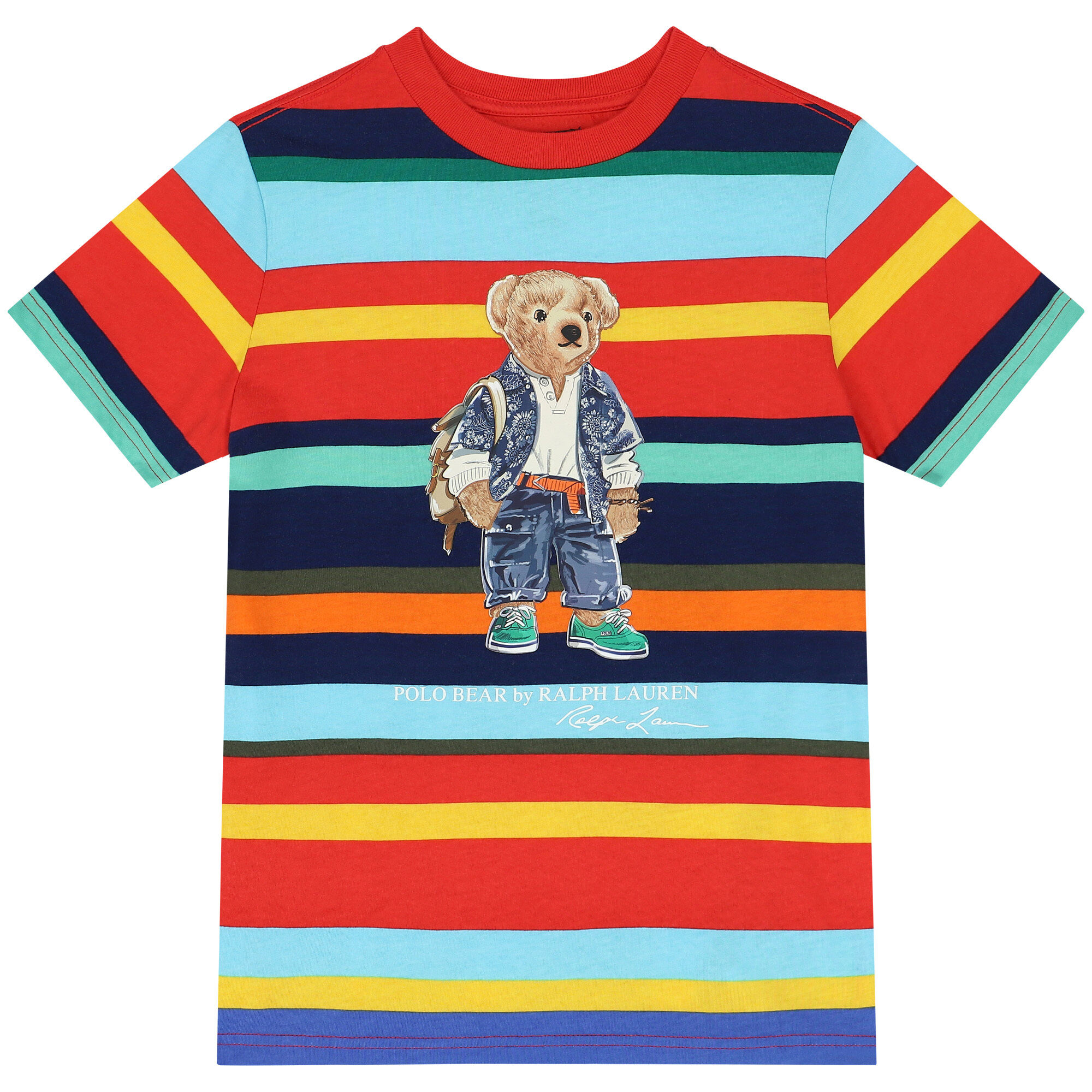 Ralph lauren t shirt bear best sale